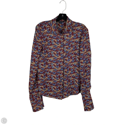 Top Long Sleeve By Brooks Brothers In Multi-colored, Size: 2