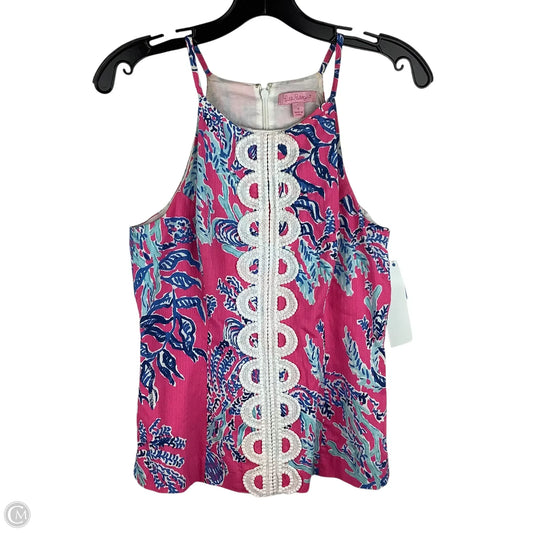 Top Sleeveless Designer By Lilly Pulitzer In Multi-colored, Size: 6