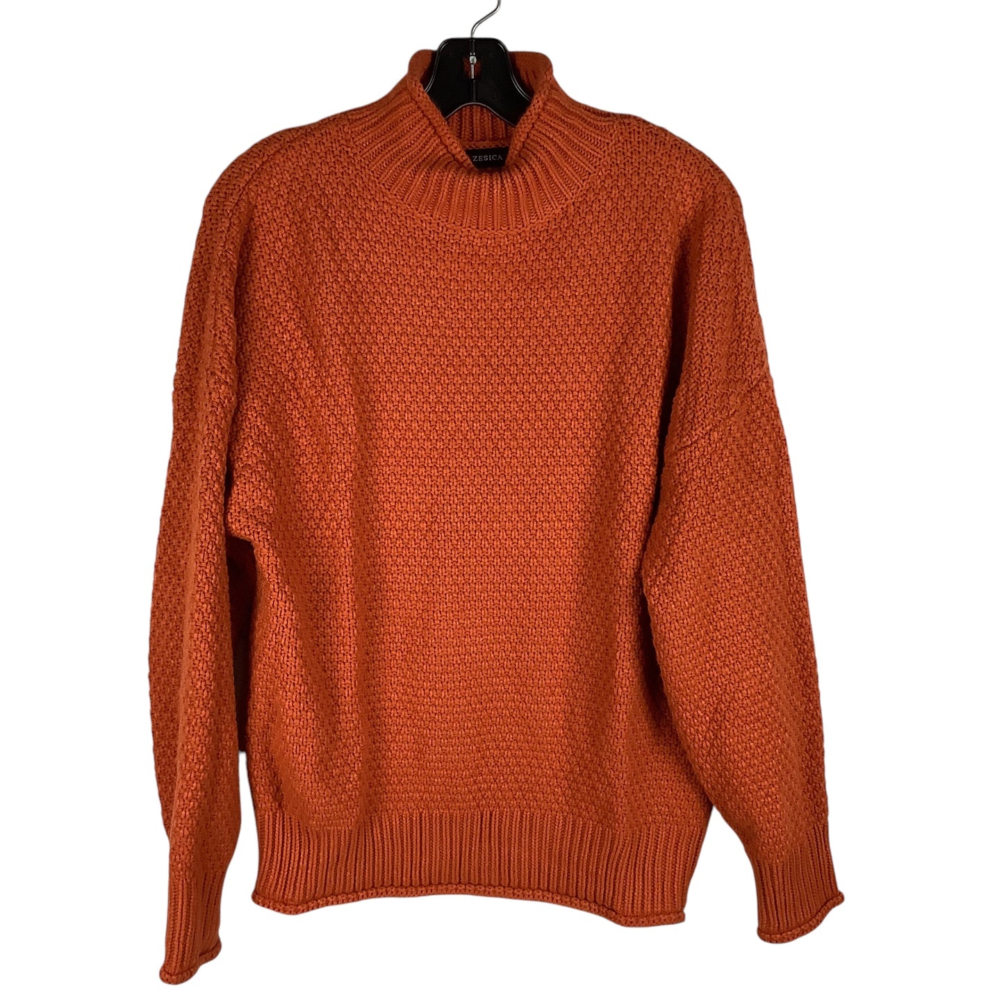 Sweater By Clothes Mentor In Orange, Size: L