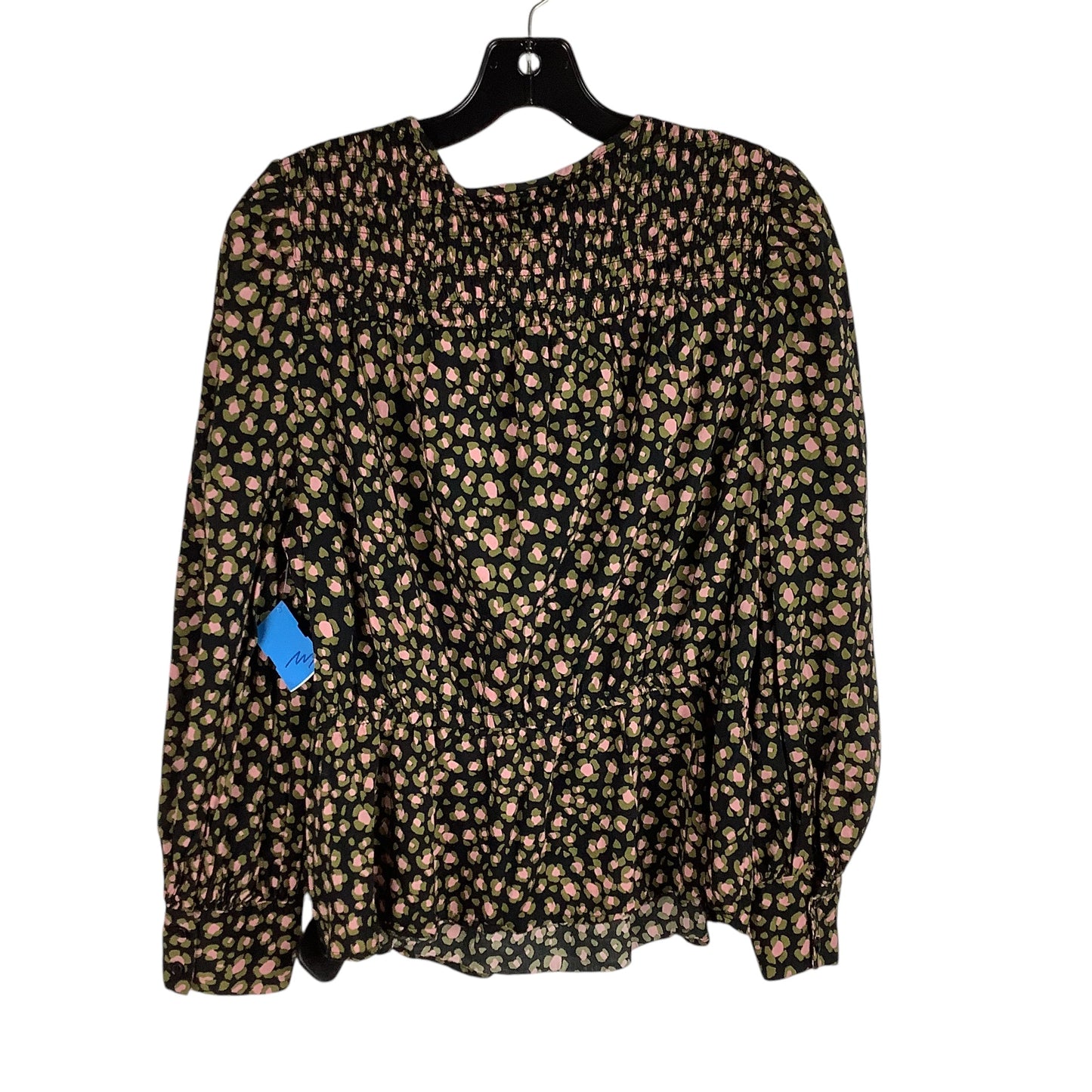 Top Long Sleeve By Who What Wear In Animal Print, Size: Xl