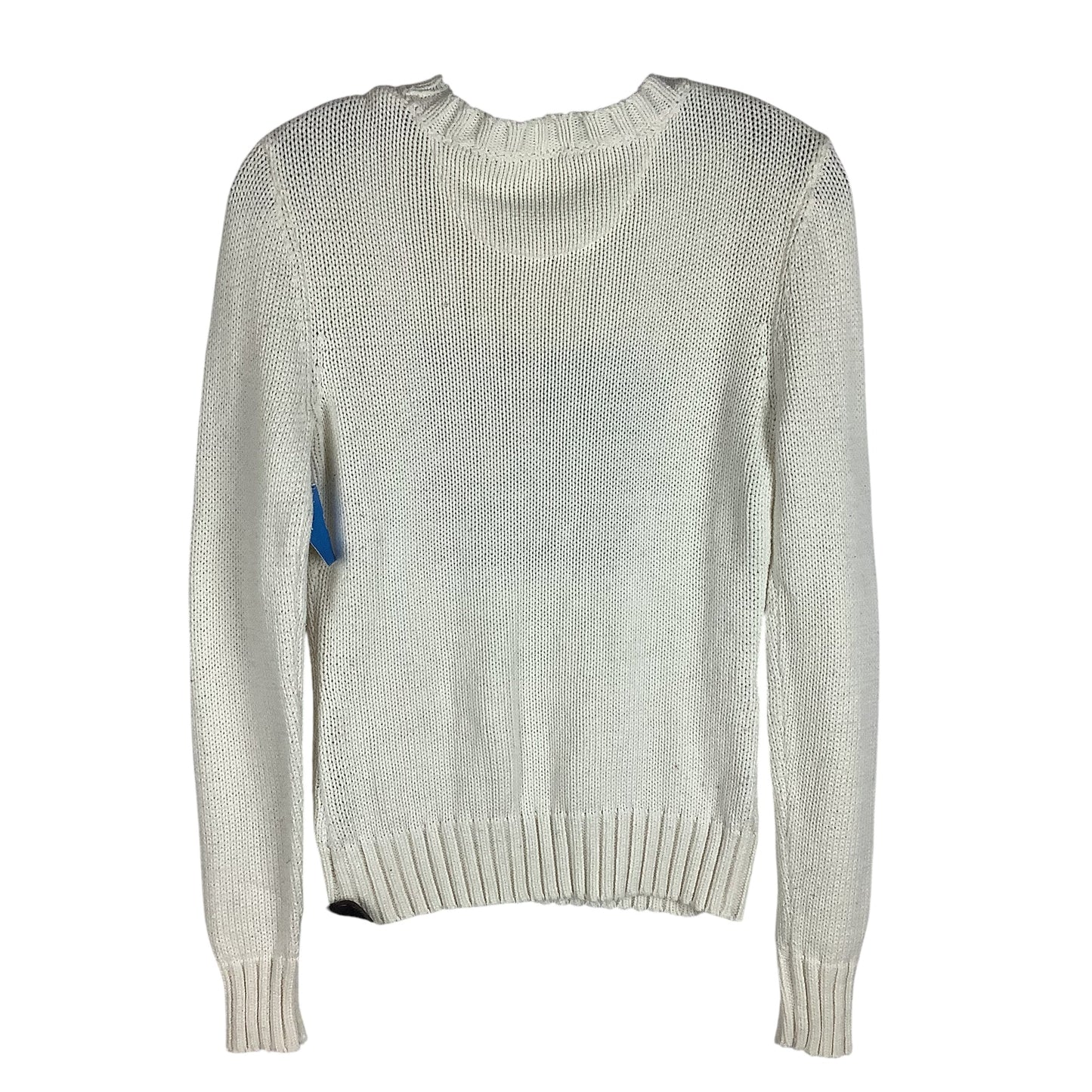 Sweater By Clothes Mentor In White, Size: S