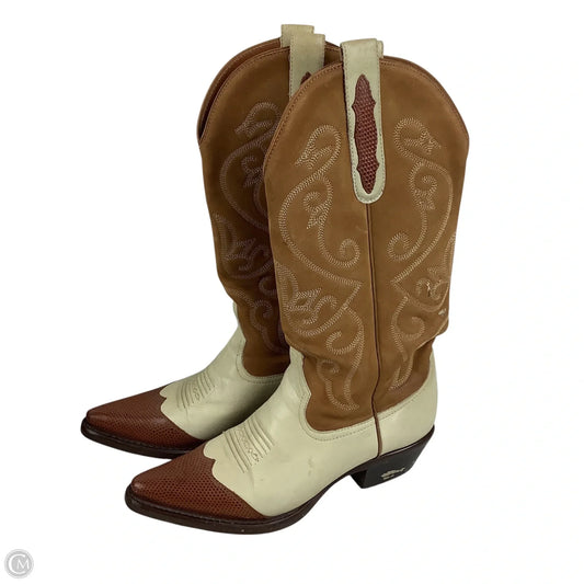 Boots Western By Nine West In Brown, Size: 6.5