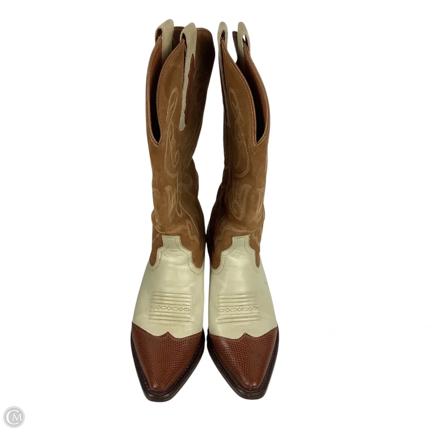 Boots Western By Nine West In Brown, Size: 6.5