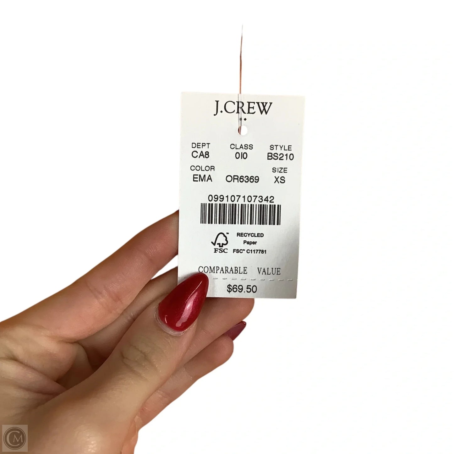 Top Long Sleeve By J. Crew In Yellow, Size: Xs