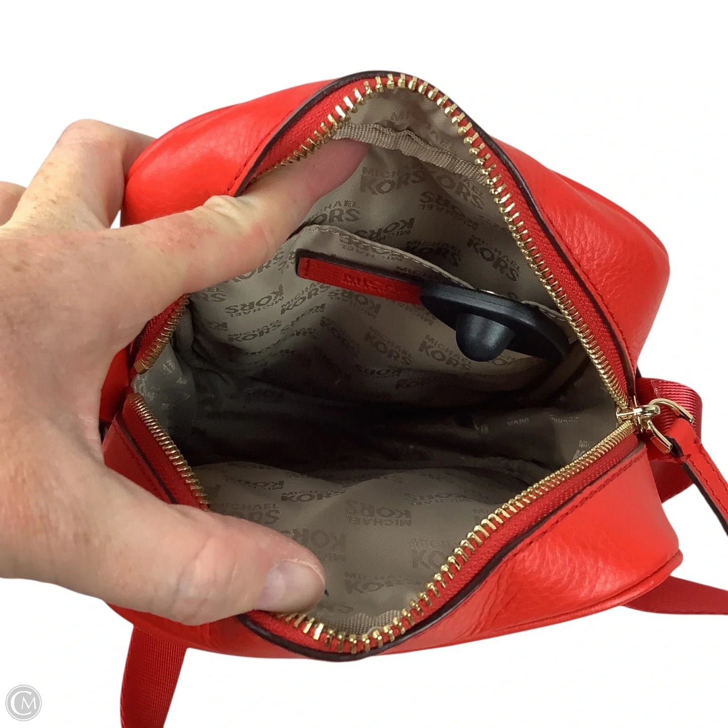 Crossbody Designer By Michael Kors, Size: Medium