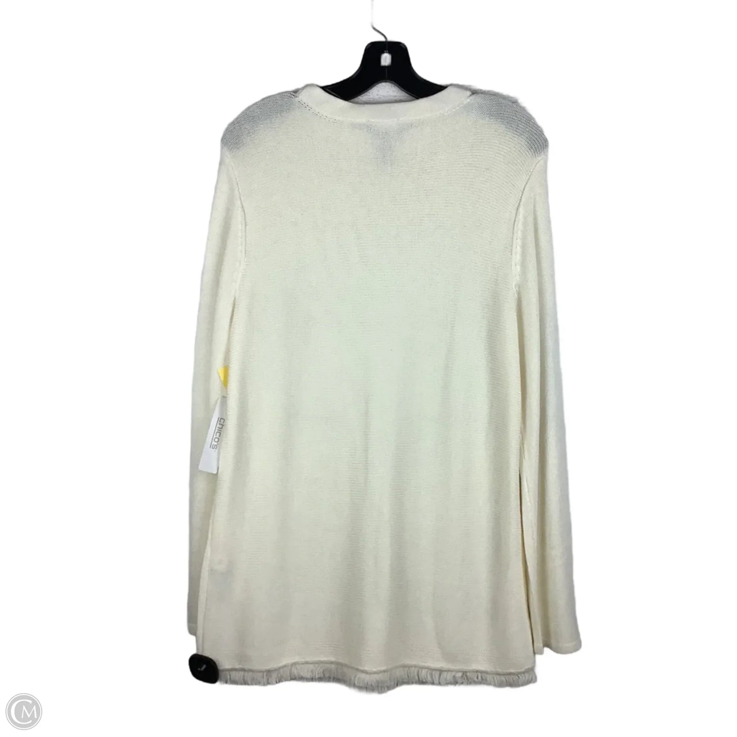 Top Long Sleeve By Chicos In Cream, Size: L