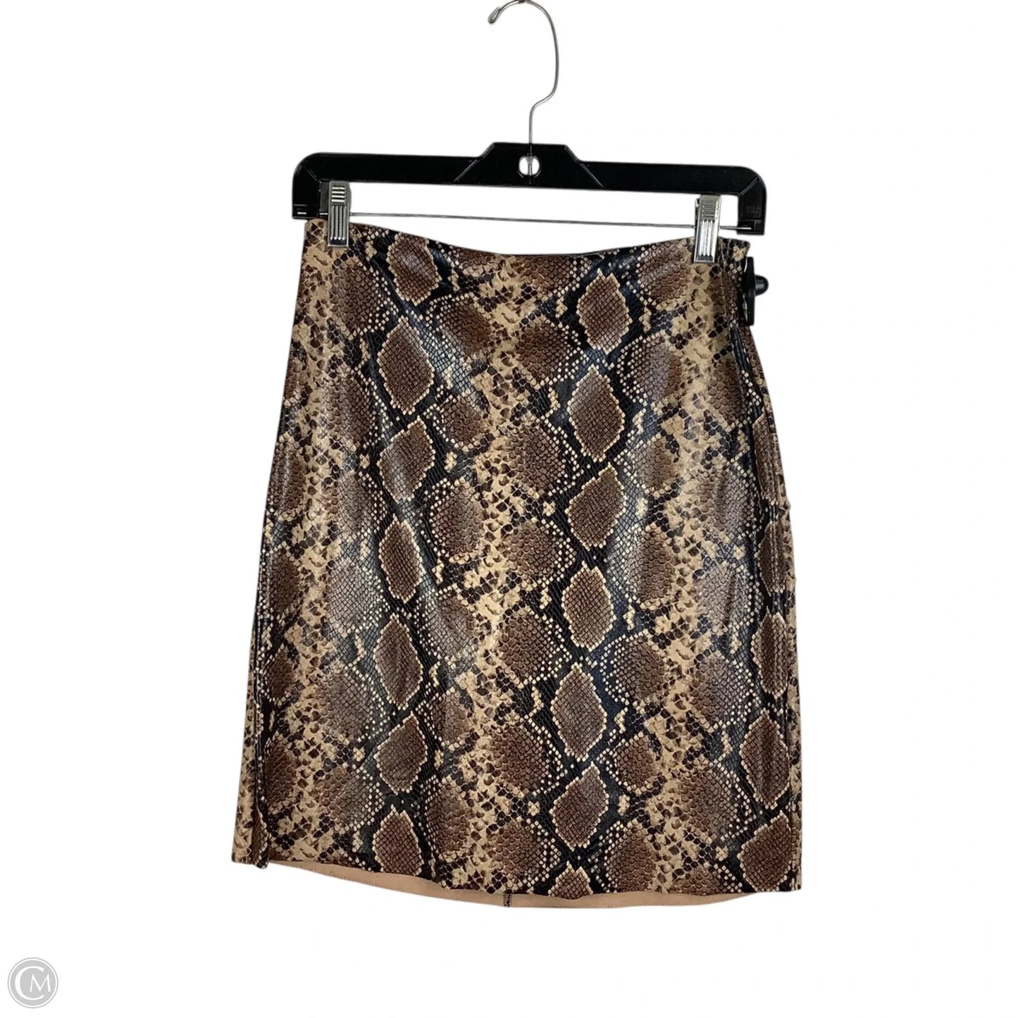 Skirt Midi By Commando In Snakeskin Print, Size: L