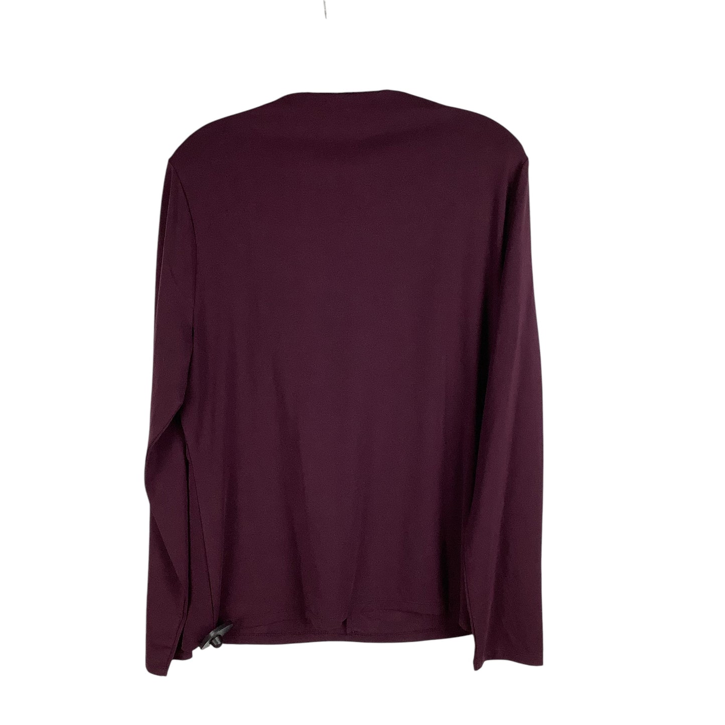 Top Long Sleeve By Ann Taylor In Purple, Size: Xl