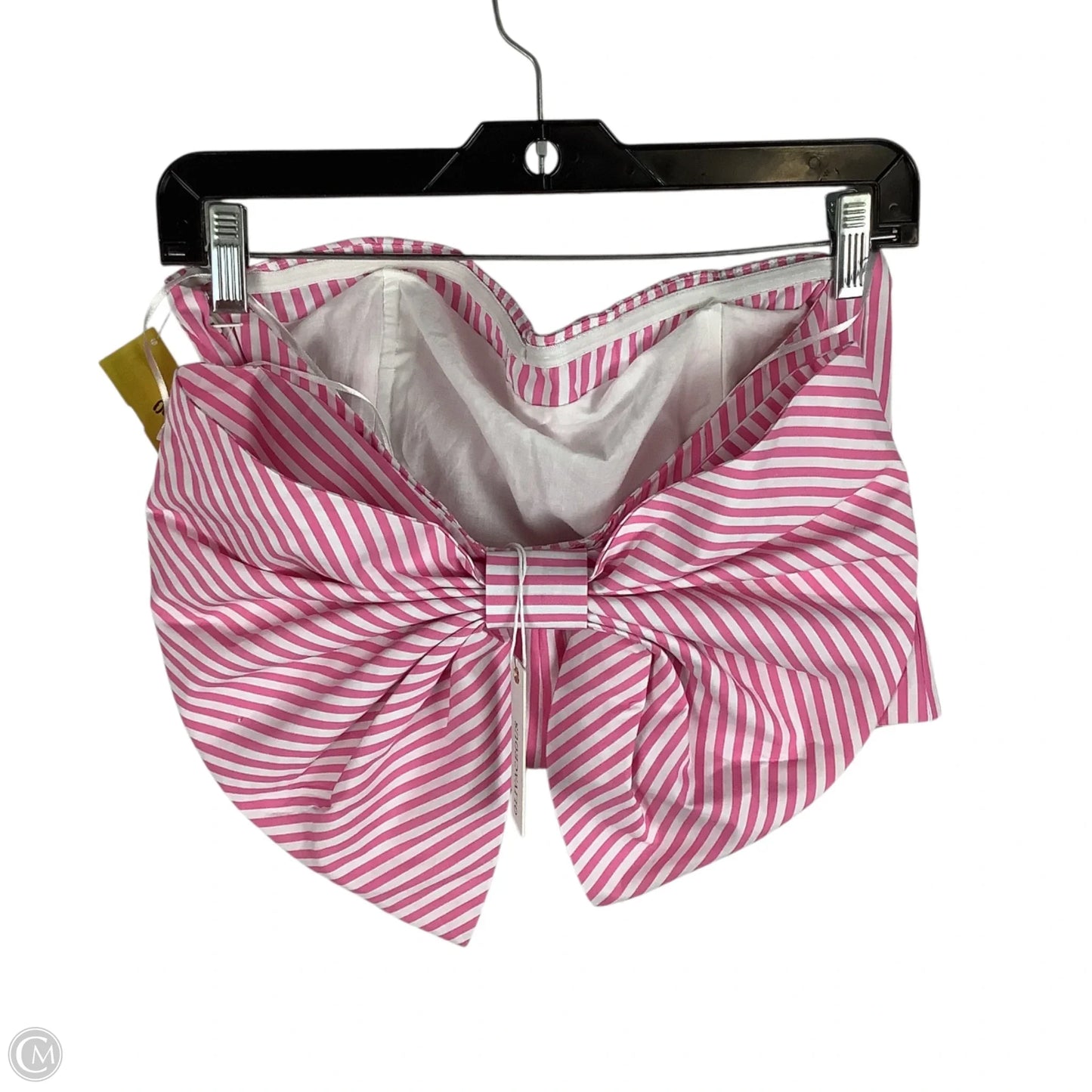 Top Sleeveless By Olivaceous In Striped Pattern, Size: L