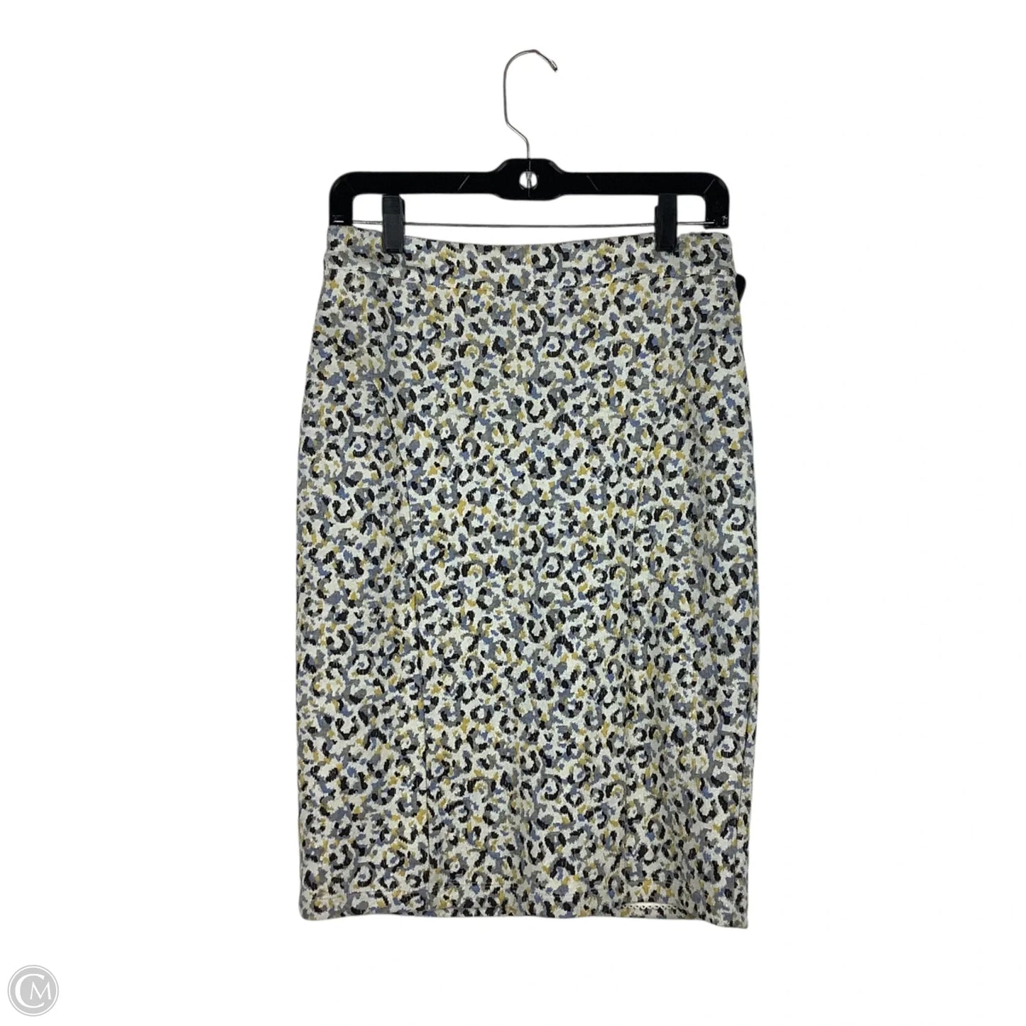 Skirt Midi By Maeve In Blue & Yellow, Size: S