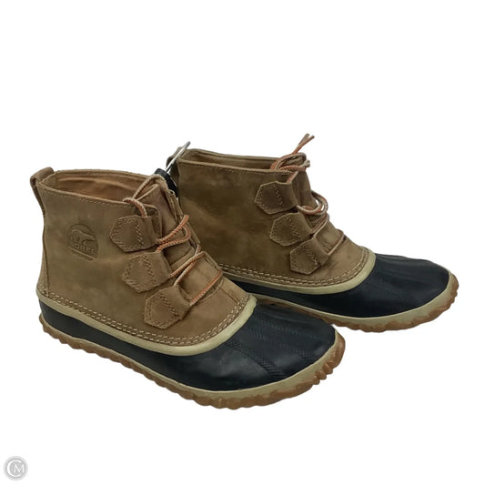 Boots Ankle Flats By Sorel In Brown, Size: 6.5