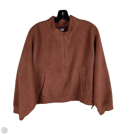 Jacket Fleece By Old Navy In Red, Size: L