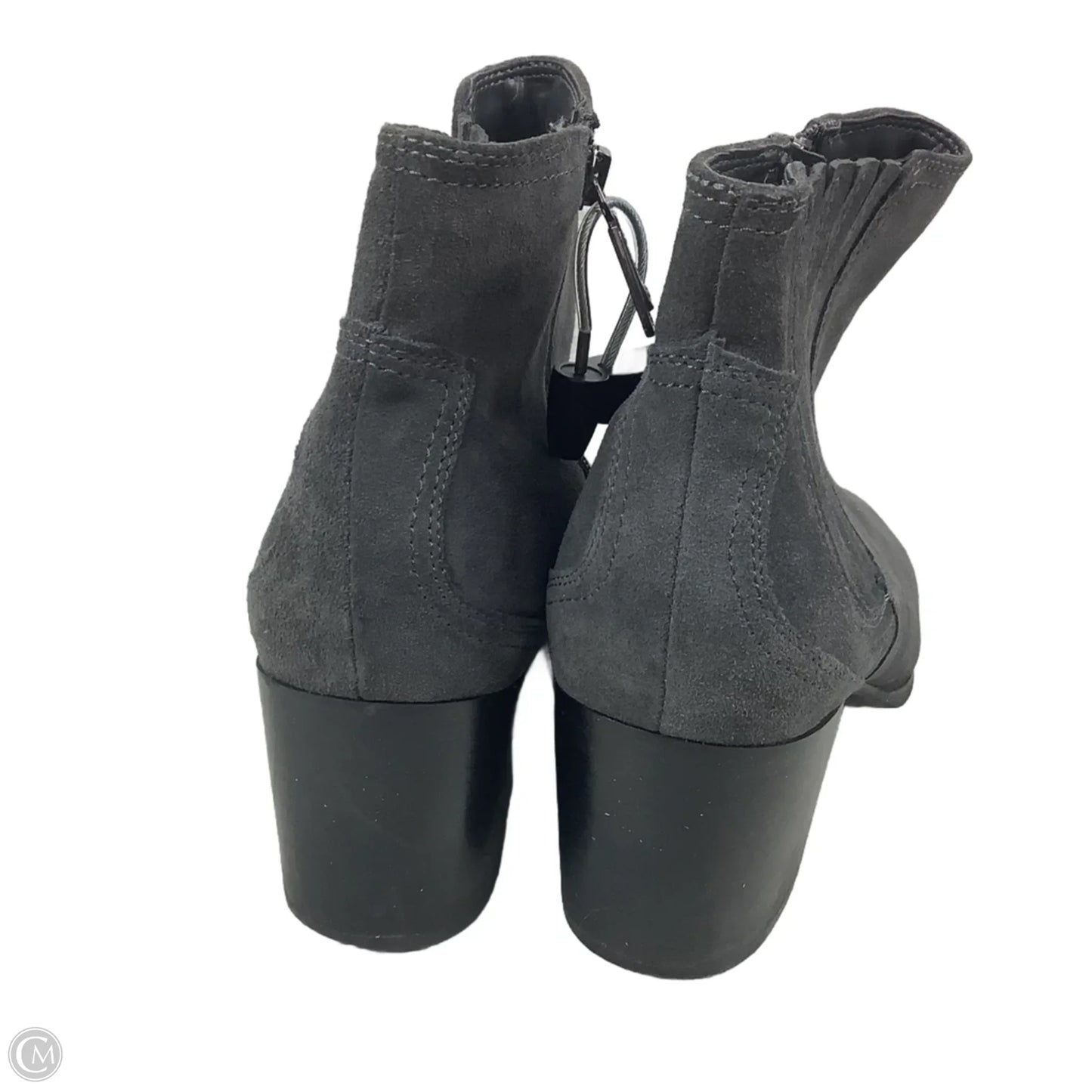 Boots Ankle Heels By Blondo In Grey, Size: 10