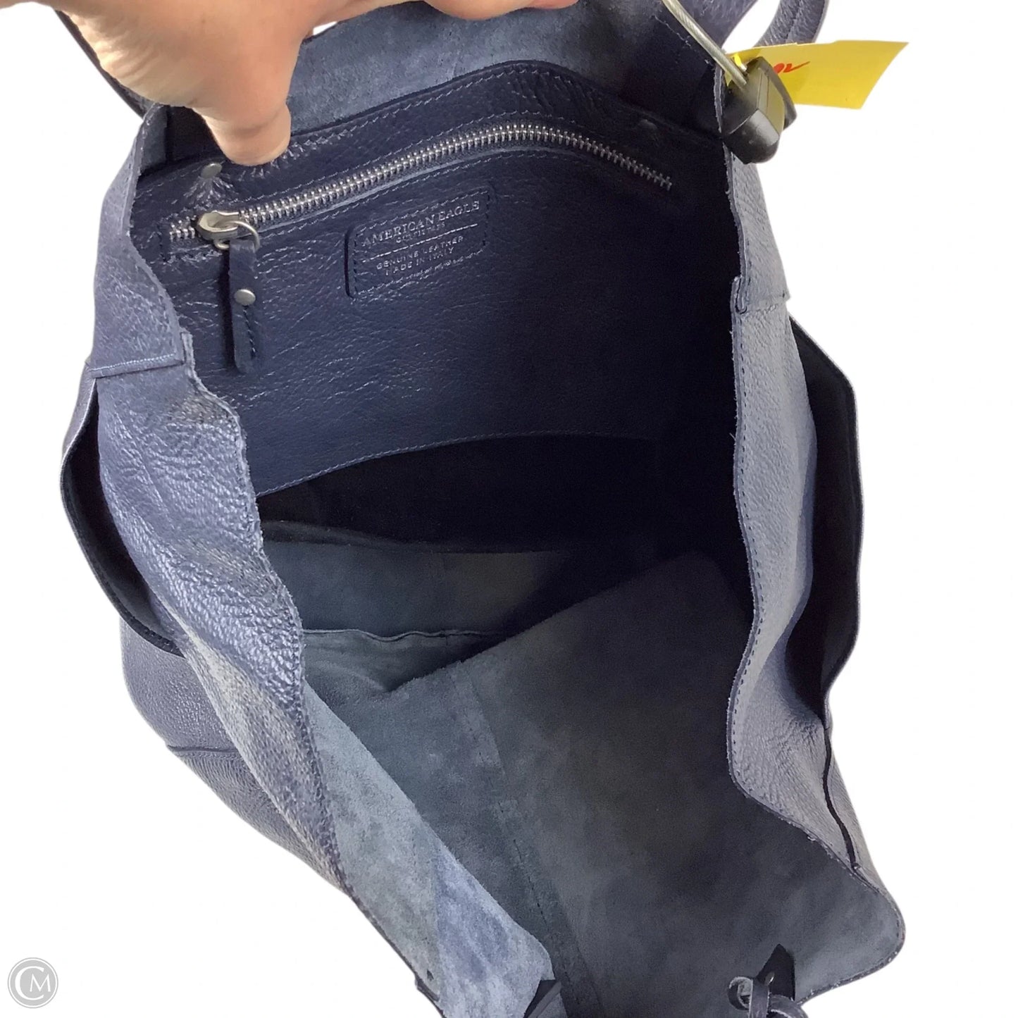 Handbag Leather By American Eagle, Size: Large