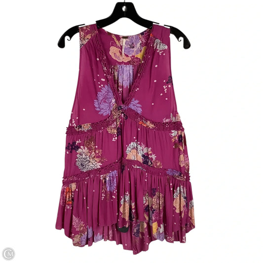 Dress Casual Short By Free People In Purple, Size: Xs