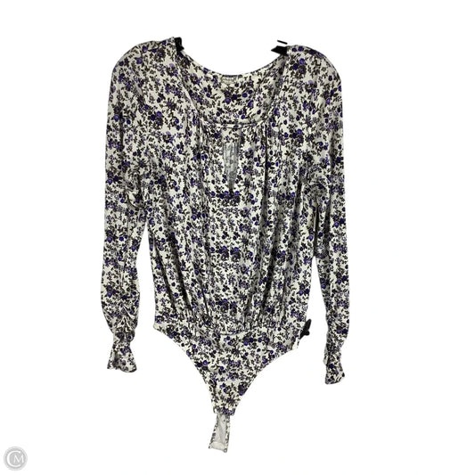 Bodysuit By Free People In Floral Print, Size: S