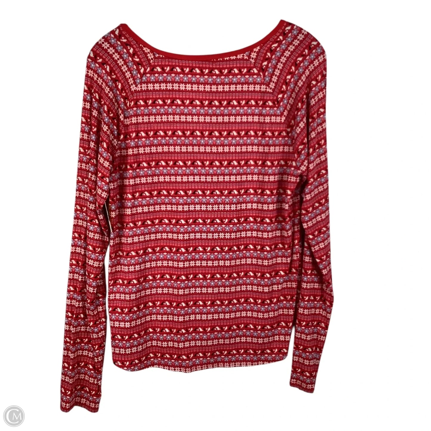 Top Long Sleeve By Gap In Red, Size: M