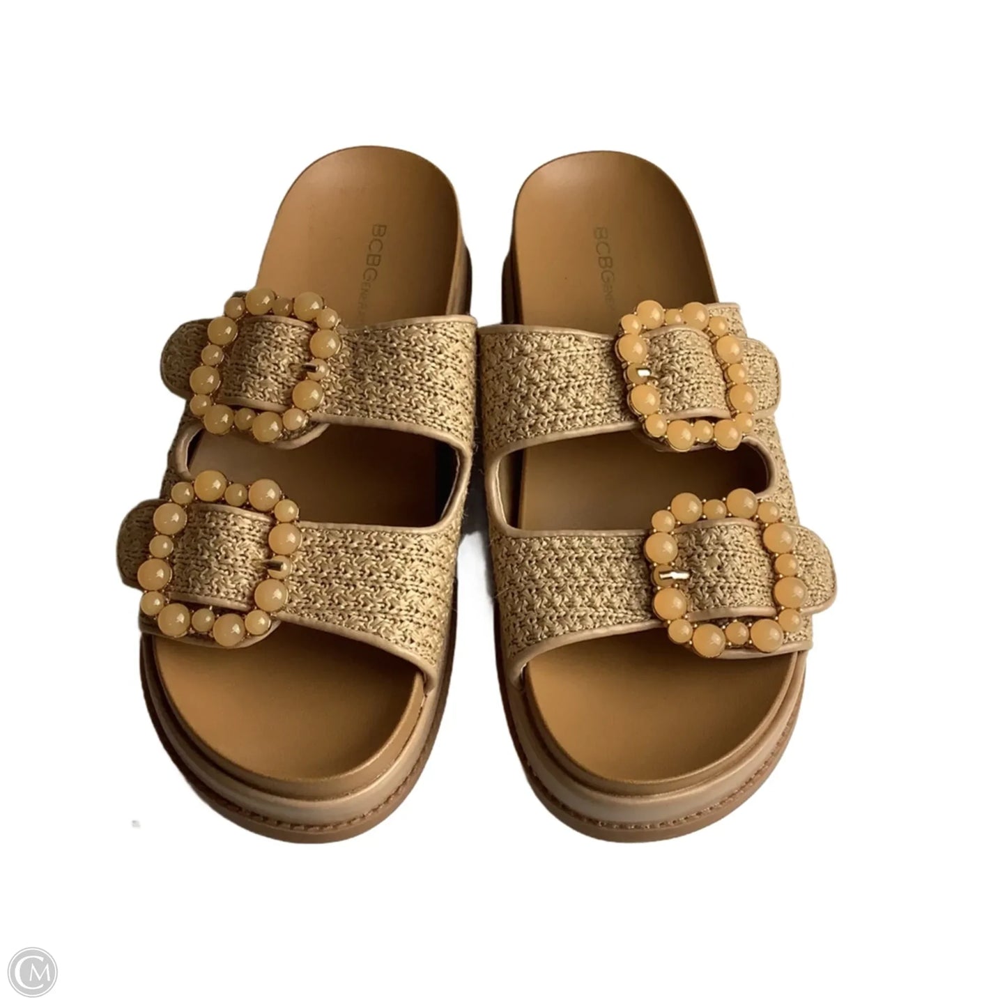 Sandals Flats By Bcbgeneration In Tan, Size: 8