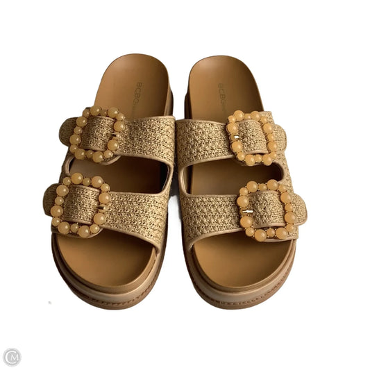 Sandals Flats By Bcbgeneration In Tan, Size: 8