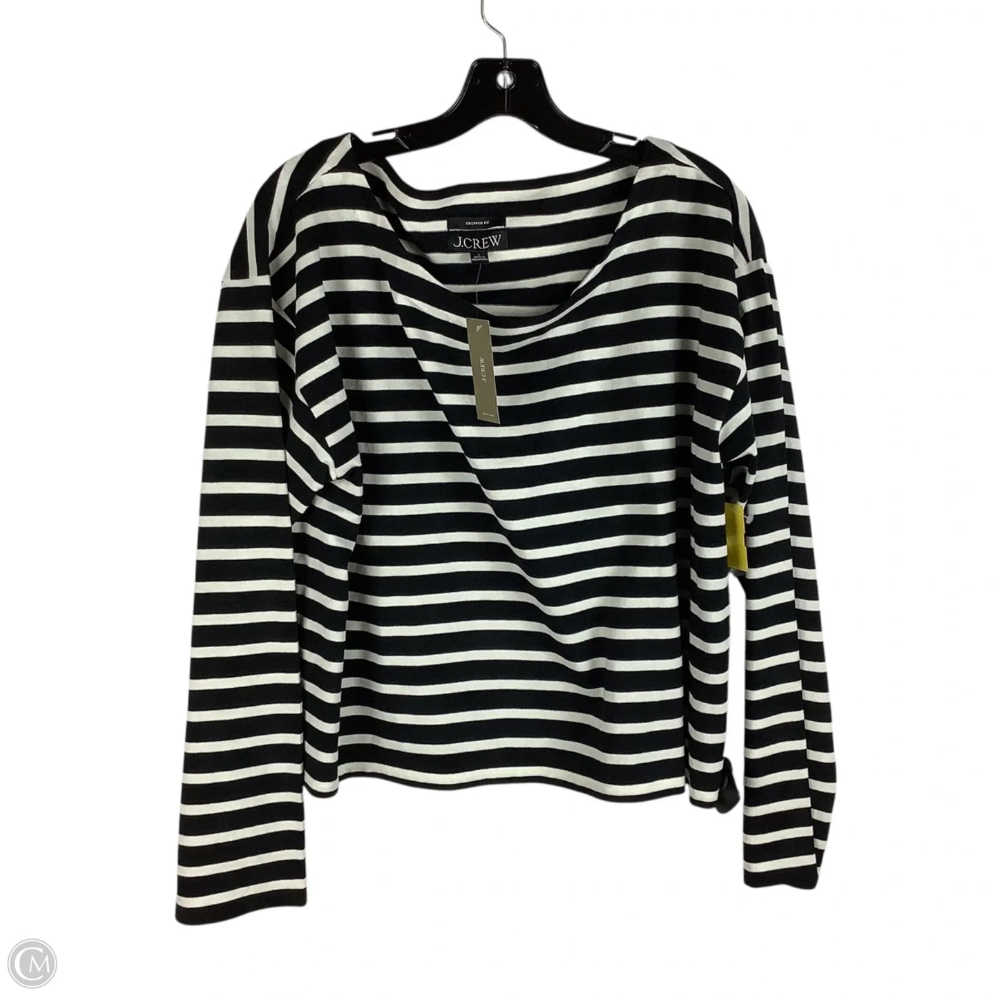 Top Long Sleeve By J. Crew In Striped Pattern, Size: L