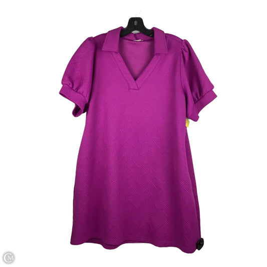Dress Casual Short By Jodifl In Purple, Size: M