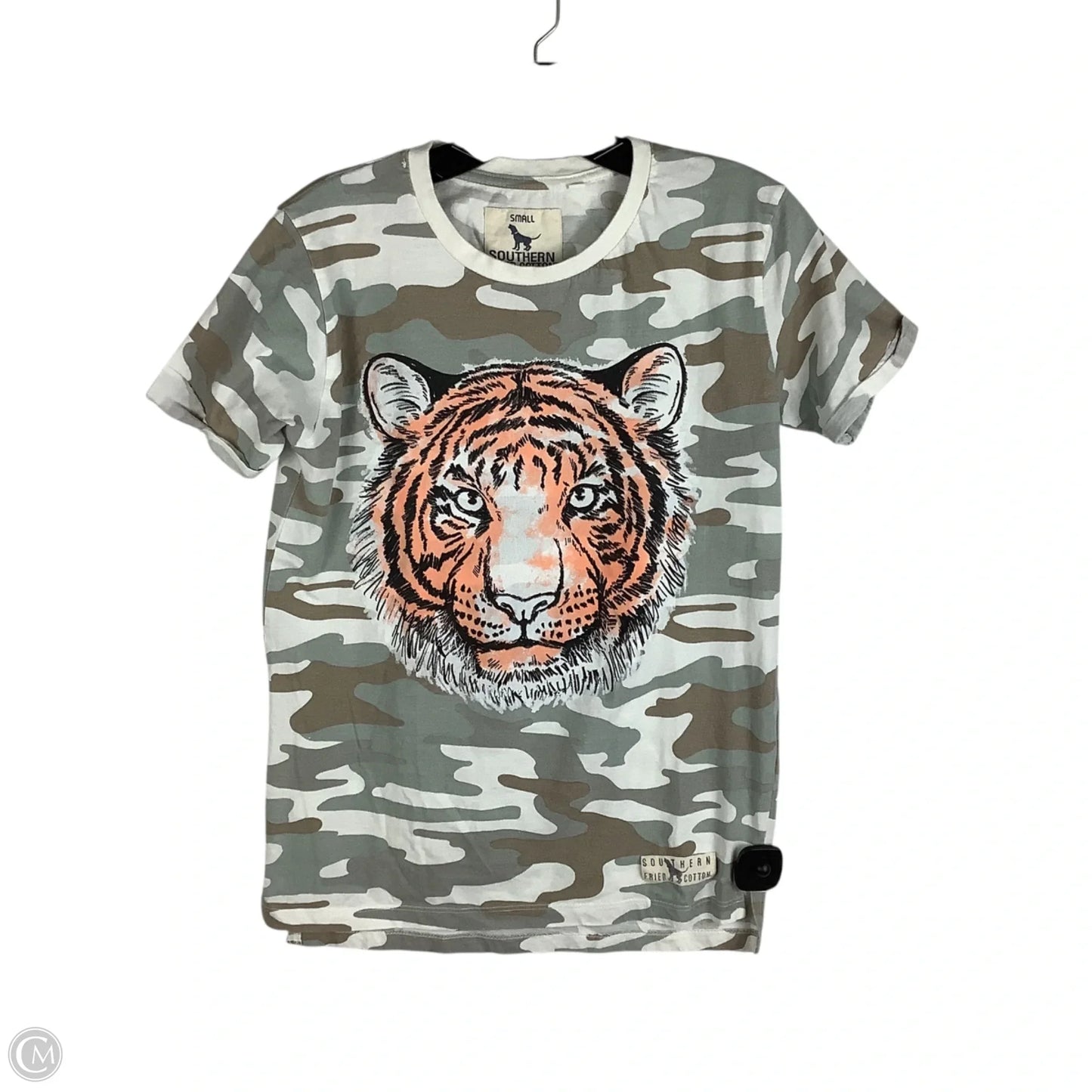 Top Short Sleeve By Clothes Mentor In Camouflage Print, Size: S