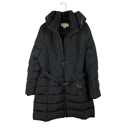 Jacket Puffer & Quilted By Michael By Michael Kors In Black, Size: L