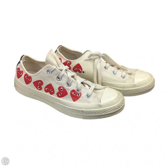 Shoes Sneakers By Converse In Cream & Red, Size: 6