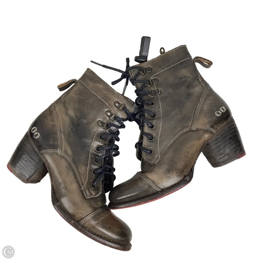 Boots Leather By Bed Stu In Brown, Size: 7