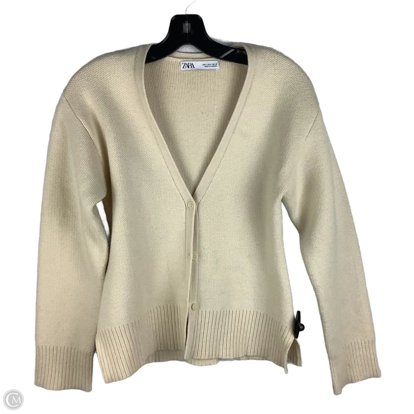 Cardigan By Zara In Cream, Size: S