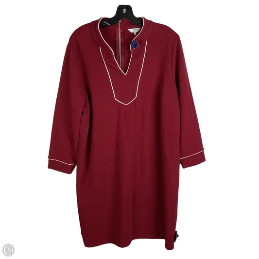 Dress Casual Short By Crown And Ivy In Red, Size: Xl