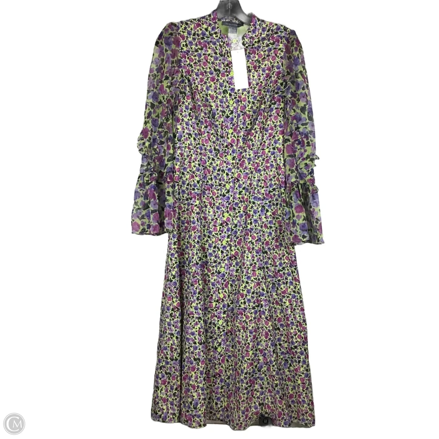 Dress Casual Maxi By French Connection In Floral Print, Size: 0