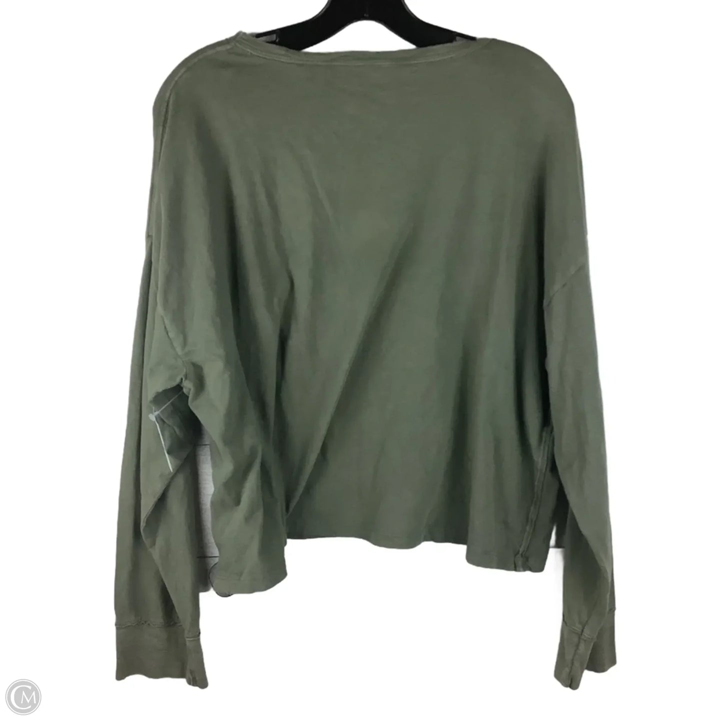 Top Long Sleeve By Aerie In Green, Size: Xl