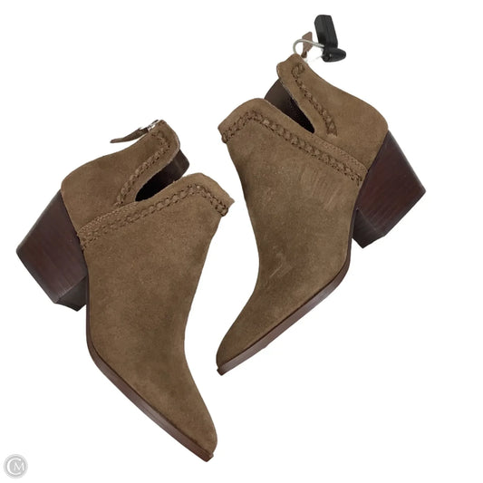 Boots Ankle Heels By Dolce Vita In Brown, Size: 7
