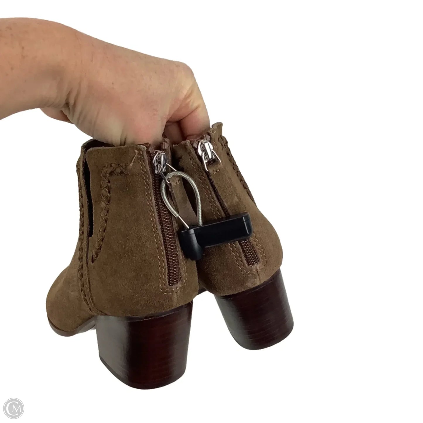 Boots Ankle Heels By Dolce Vita In Brown, Size: 7