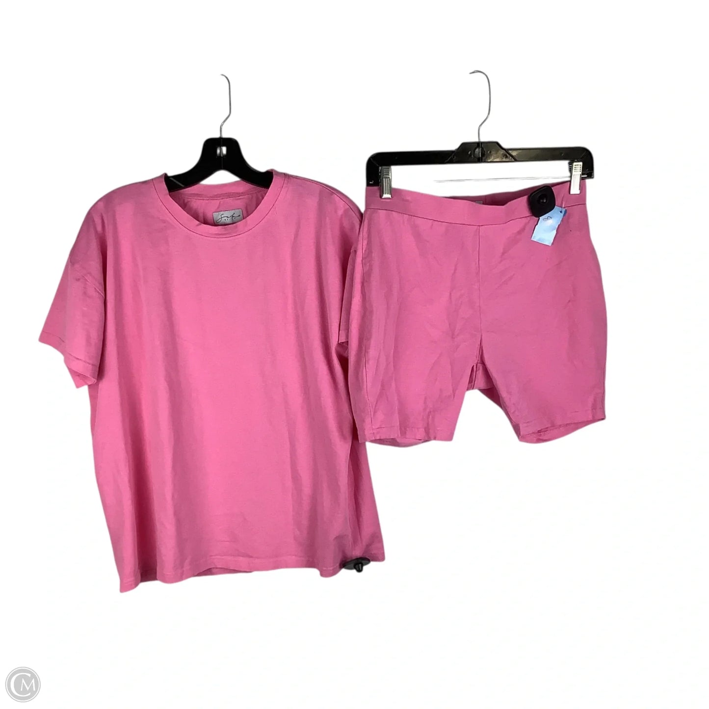 Shorts Set By Clothes Mentor In Pink, Size: M