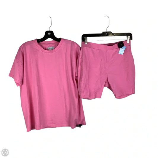 Shorts Set By Clothes Mentor In Pink, Size: M