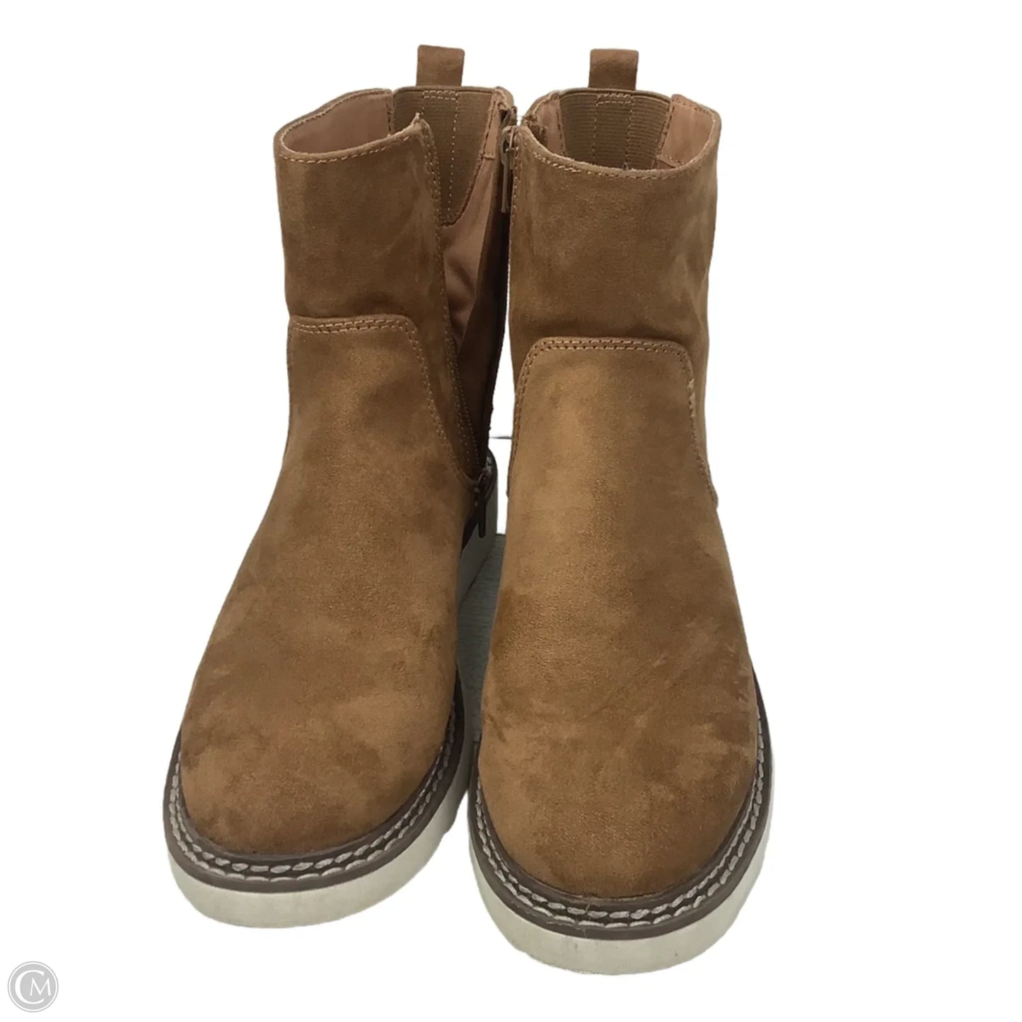 Boots Ankle Flats By Universal Thread In Brown, Size: 7