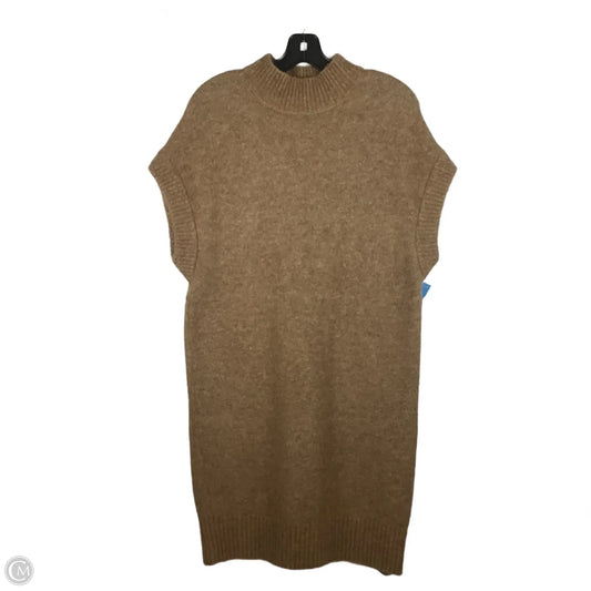 Dress Sweater By Banana Republic In Brown, Size: S