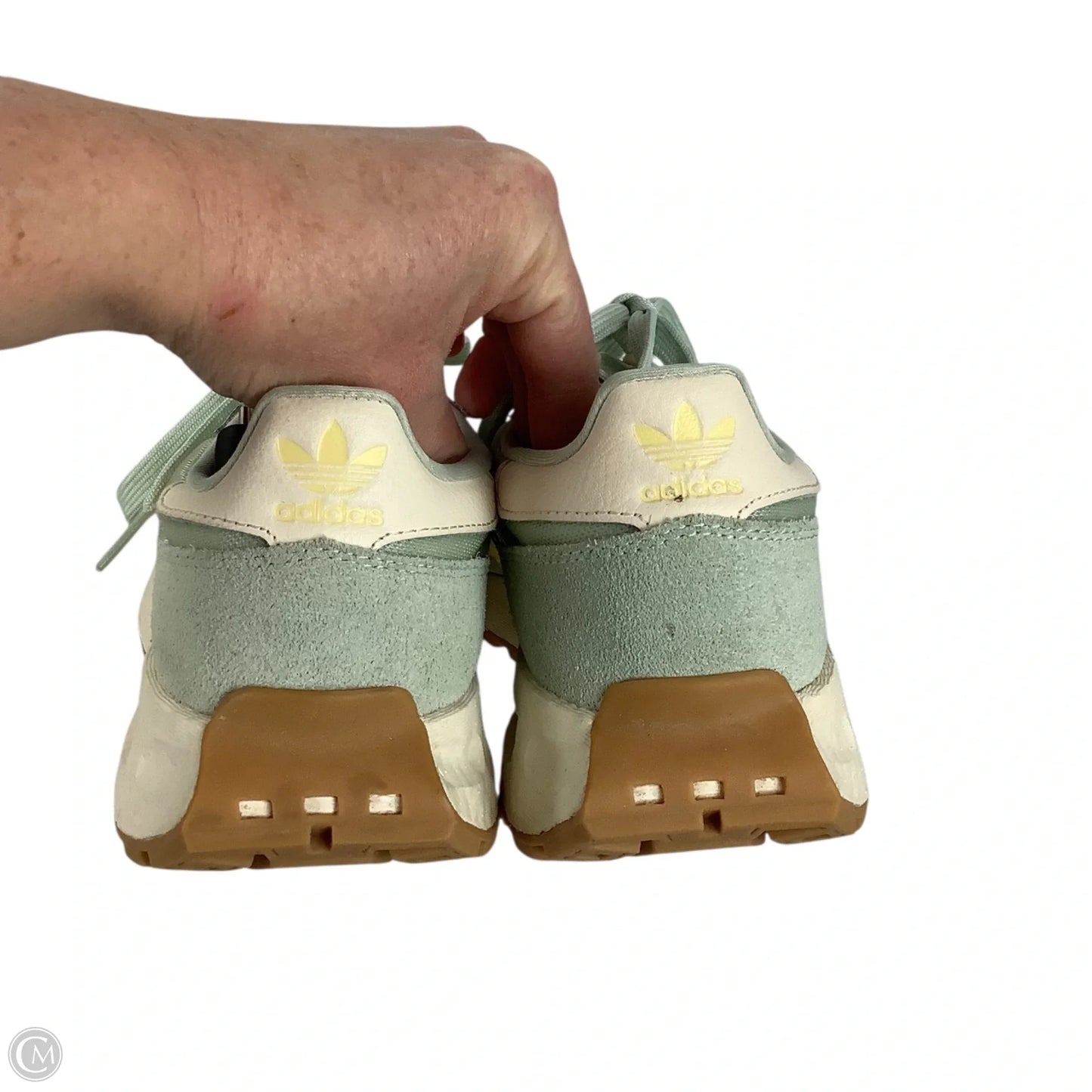 Shoes Sneakers By Adidas In Green, Size: 8