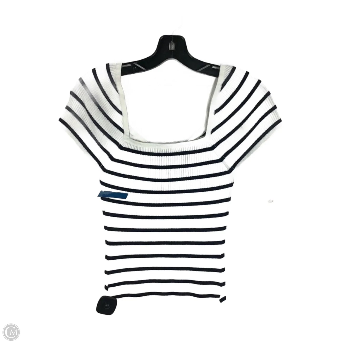Top Short Sleeve By Maeve In Striped Pattern, Size: S