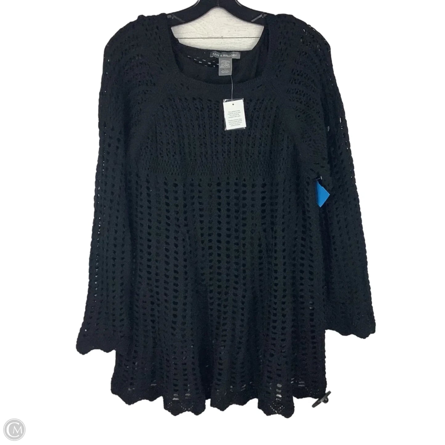Top Long Sleeve By Kate & Mallory In Black, Size: 1x