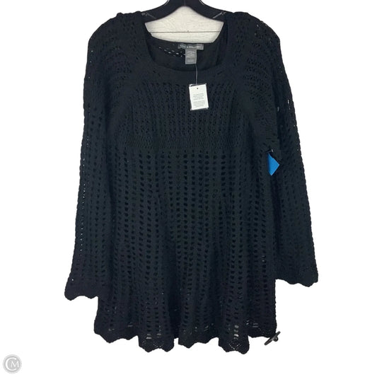 Top Long Sleeve By Kate & Mallory In Black, Size: 1x