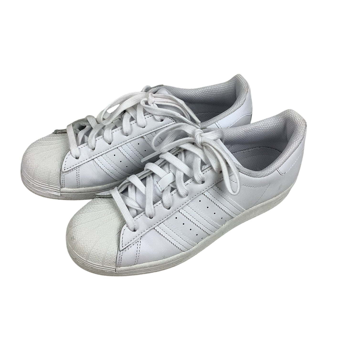 Shoes Athletic By Adidas In White, Size: 7.5