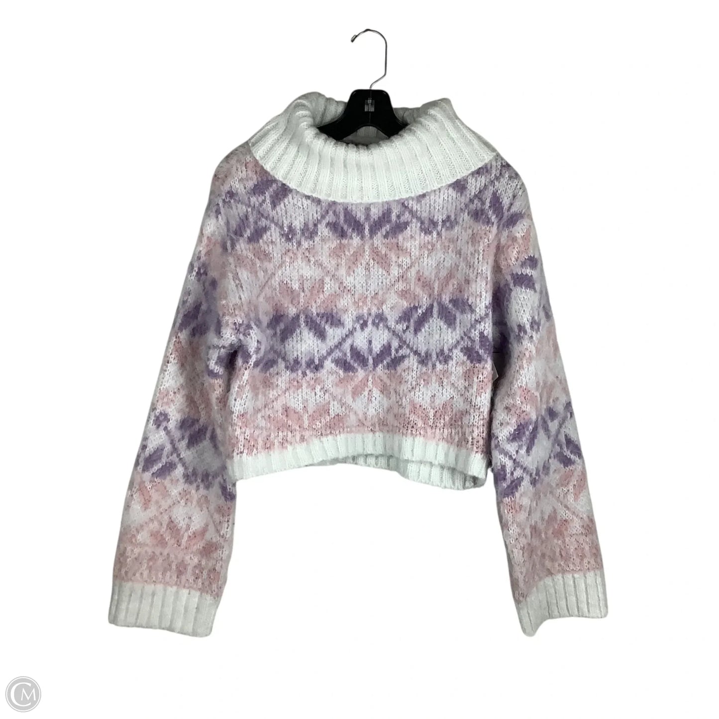 Sweater By Wild Fable In Pink & Purple, Size: Xs