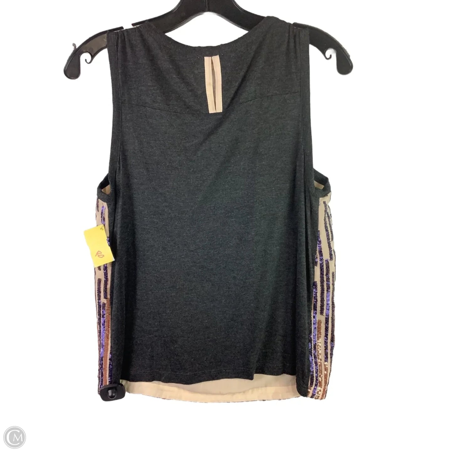 Top Sleeveless By Tiny In Grey & Tan, Size: Xs