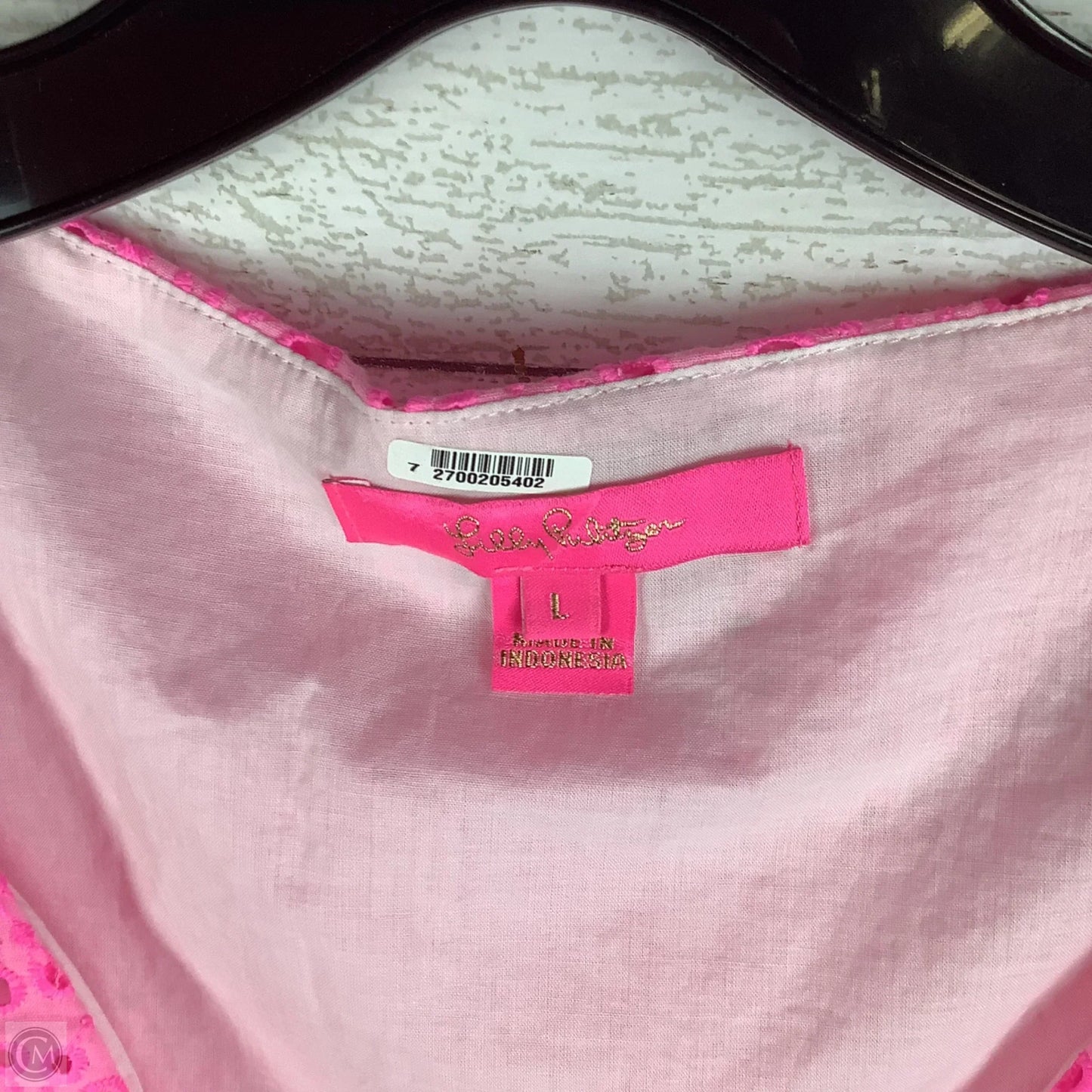 Top Sleeveless Designer By Lilly Pulitzer In Pink, Size: L