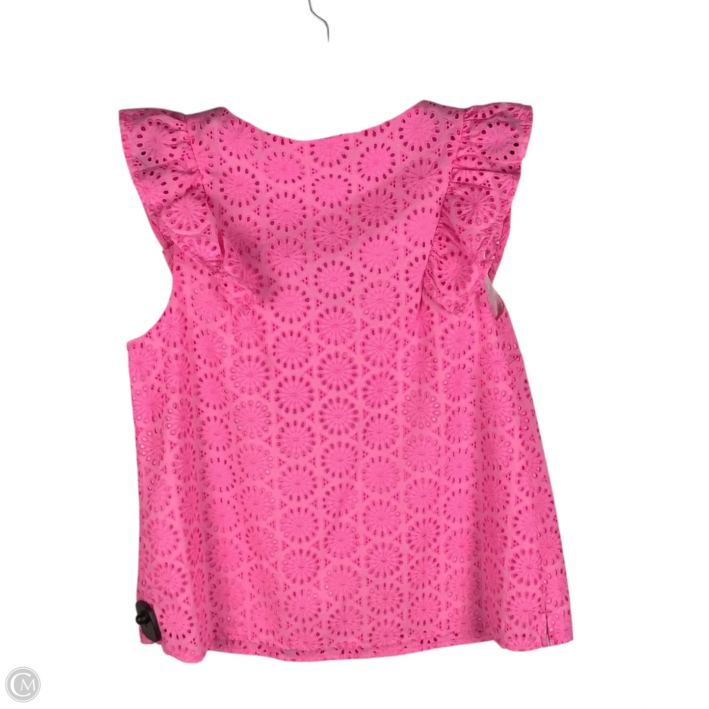 Top Sleeveless Designer By Lilly Pulitzer In Pink, Size: L