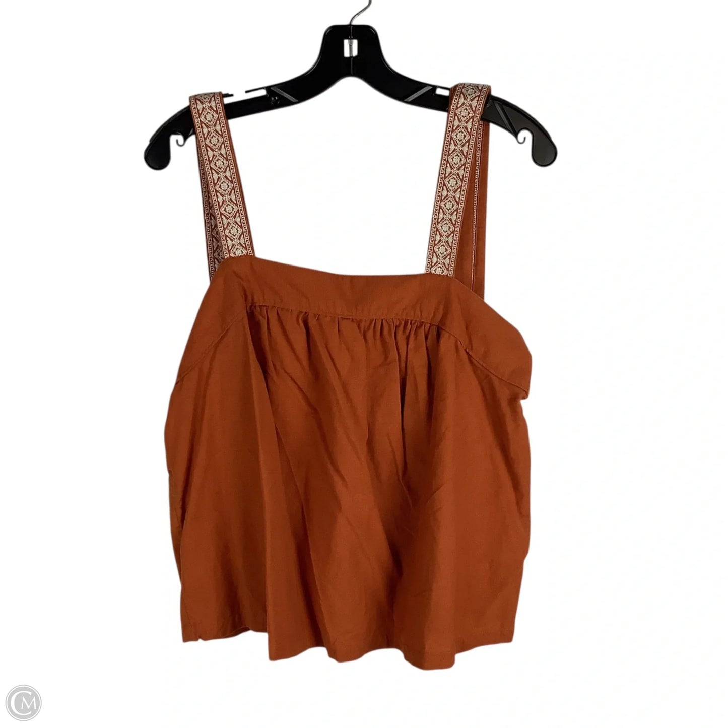 Top Sleeveless By Anthropologie In Orange, Size: L