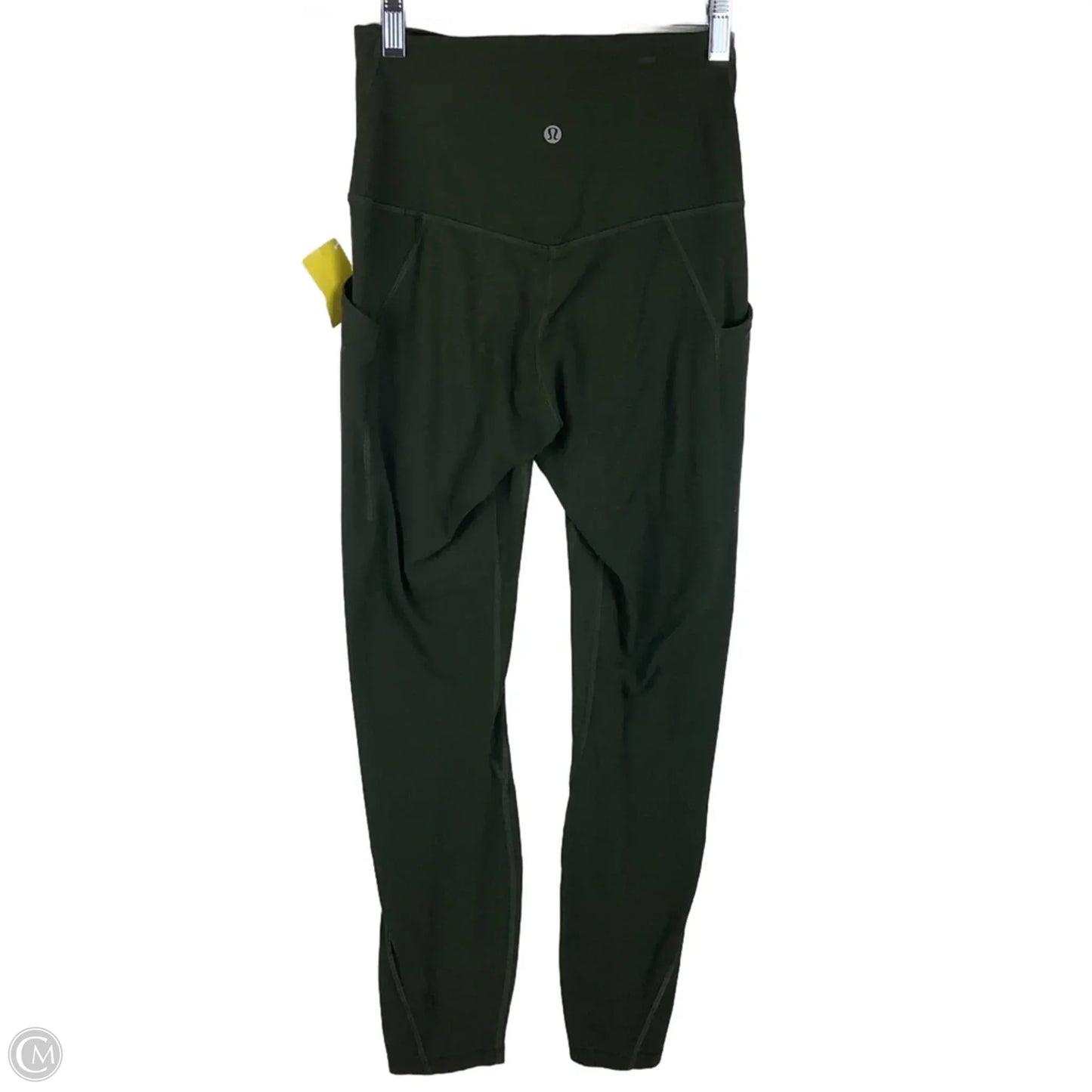 Athletic Leggings By Lululemon In Green, Size: 4